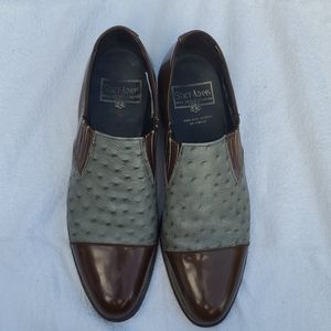 Stacy Adams Simulated Ostrich Dress Shoes